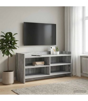 vidaXL TV Cabinet 100 x 33 x 47 cm Grey Sonoma Engineered Wood