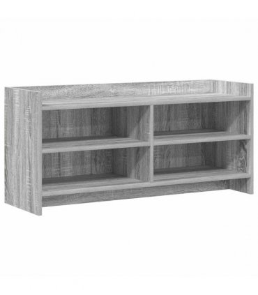vidaXL TV Cabinet 100 x 33 x 47 cm Grey Sonoma Engineered Wood