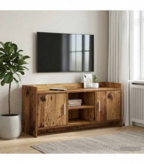 vidaXL TV Cabinet 102 x 33 x 47 cm Old Wood Engineered Wood