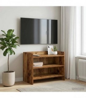 vidaXL TV Cabinet 60 x 33 x 47 cm Old Wood Engineered Wood