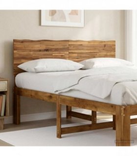 vidaXL Live Edge Headboard ROSTOCK Natural 160 cm Solid Acacia Wood