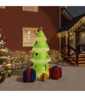 vidaXL Inflatable Christmas Tree with LEDs 240 cm