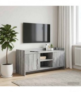 vidaXL TV Cabinet 102 x 33 x 47 cm Grey Sonoma Engineered Wood