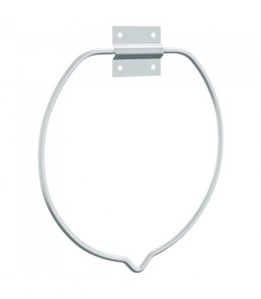 vidaXL Bucket Holder Wall Mounted Silver Steel