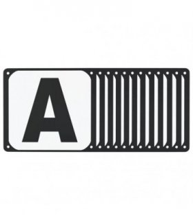 vidaXL Dressage Arena Letters 12 pcs Steel