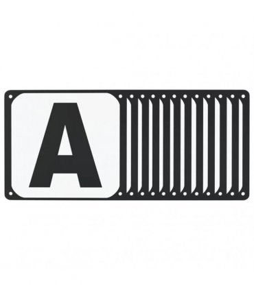 vidaXL Dressage Arena Letters 12 pcs Steel