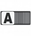 vidaXL Dressage Arena Letters 12 pcs Steel