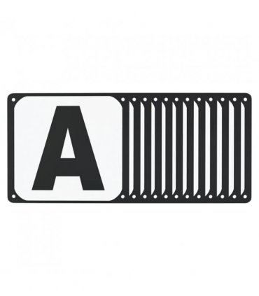 vidaXL Dressage Arena Letters 12 pcs Steel