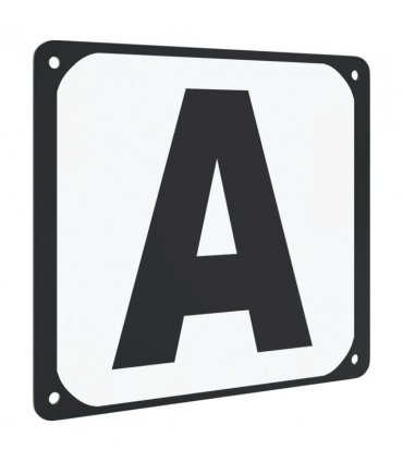vidaXL Dressage Arena Letters 12 pcs Steel