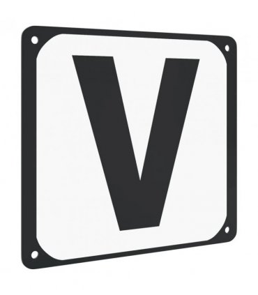 vidaXL Dressage Arena Letters 12 pcs Steel