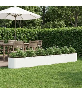 vidaXL Raised Garden Bed White 360 x 40x 40 cm