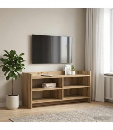 vidaXL TV Cabinet 100 x 33 x 47 cm Artisan Oak Engineered Wood