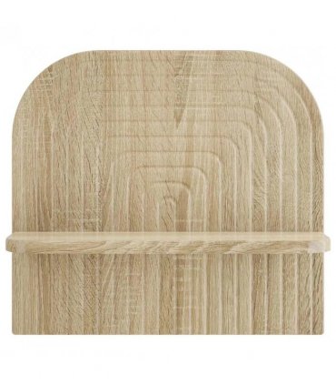 vidaXL Wall Shelf 2 pcs Sonoma Oak 41 x 13.5 x 37.5 cm Engineered Wood