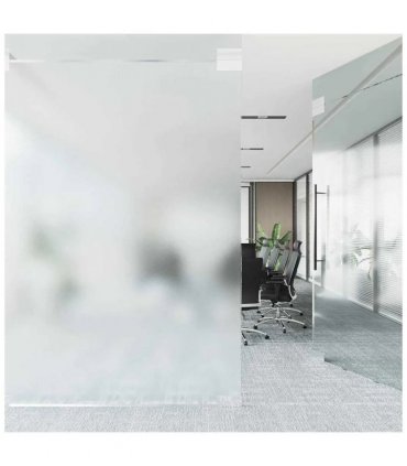 vidaXL Self-adhesive Window Film Frosted Grey 60 x 1000 cm PVC