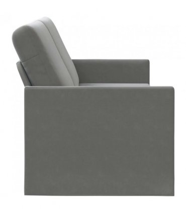 vidaXL 3 Seater Sofa Dark Grey 220 x 81 x 82 cm Velvet