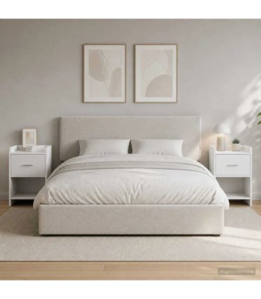 vidaXL Bedside Tables 2 pcs White 40 x 30 x 60 cm Engineered Wood