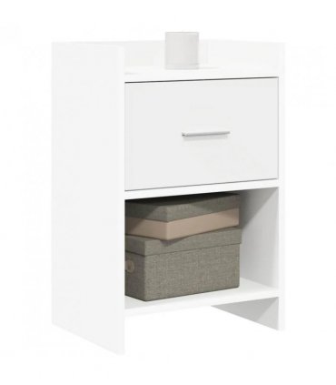 vidaXL Bedside Tables 2 pcs White 40 x 30 x 60 cm Engineered Wood