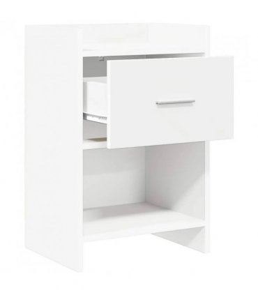 vidaXL Bedside Tables 2 pcs White 40 x 30 x 60 cm Engineered Wood