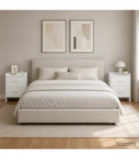 vidaXL Bedside Tables 2 pcs White 40 x 30 x 60 cm Engineered Wood