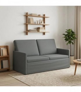 vidaXL 2 Seater Sofa Dark Grey 150 x 81 x 82 cm Fabric
