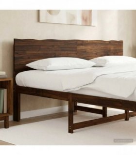 vidaXL Live Edge Headboard ROSTOCK Dark Brown 180 cm Solid Acacia Wood