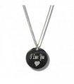 I Love You Disc Necklace & Heart Symbol