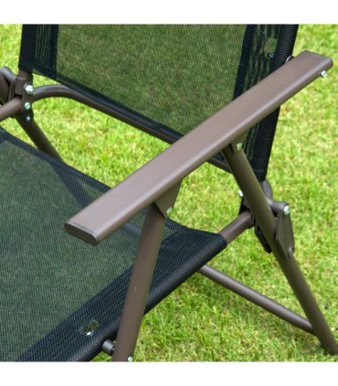6 Pcs Bistro Set, Texteline-Black