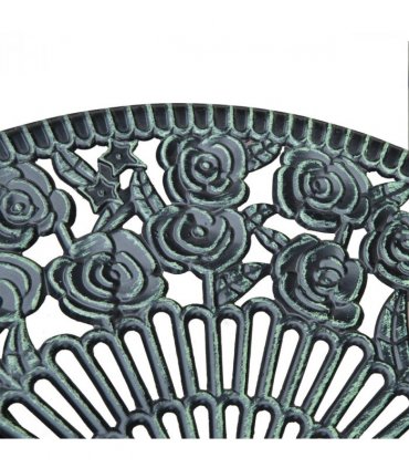 3 Pcs Cast Aluminum Bistro Set-Green
