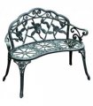 Cast Aluminum Garden Bench Patio Chair