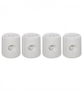Tent Weight Base, 4pcs Plastic Anchor Weights-White