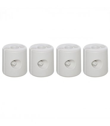 Tent Weight Base, 4pcs Plastic Anchor Weights-White