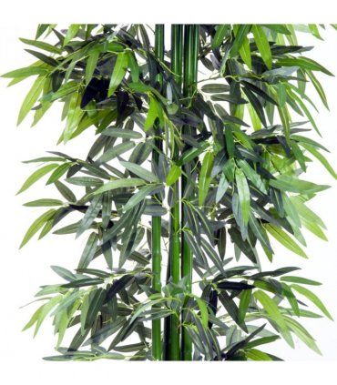 Artificial Bamboo Tree Plant, 1.8 m-Green Bamboo/ Black Pot