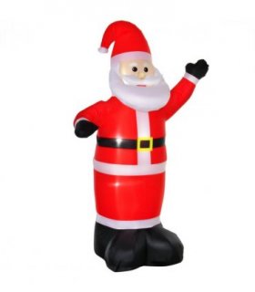 8ft Inflatable Christmas Santa Claus Xmas Deco with LED Air Blown Yard Outdoor