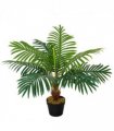 Artificial Palm Tree  8 Leaves with Nursery Pot, Fake Tropical Tree 60cm