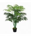 Artificial Palm Tree 18 Leaves with Nursery Pot, Fake Tropical Tree 125cm
