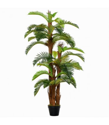 Artificial Fern Tree 36 Leaves with Nursery Pot, Fake Plant 150cm