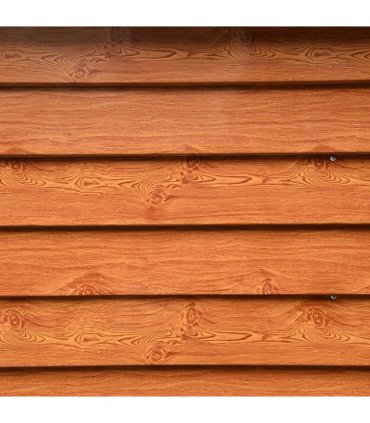 6x5ft Metal Garden Shed House  Gardening Tool Storage Brown 193Lx152Wx203Hcm