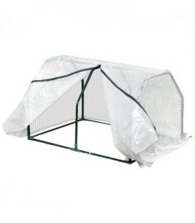 99x71x60cm Mini PVC Cover Steel Frame Greenhouse White