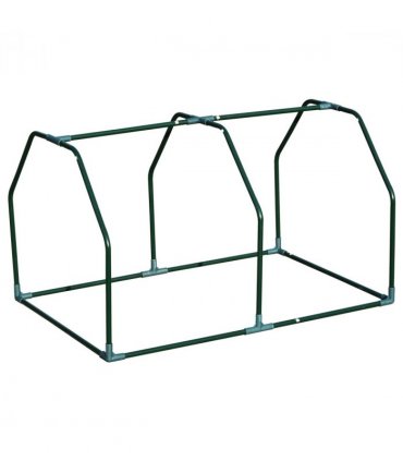 99x71x60cm Mini PVC Cover Steel Frame Greenhouse White