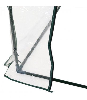 PVC Greenhouse Tunnel Steel Frame Transparent 250x100x80cm