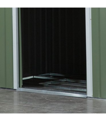 Garden Storage Shed Sloped Roof Outdoor Equipment Tool Storage 213x130x173cm