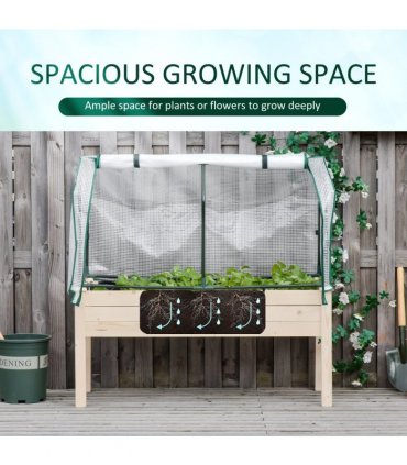 Raised Garden Bed Greenhouse Cover Planter Box