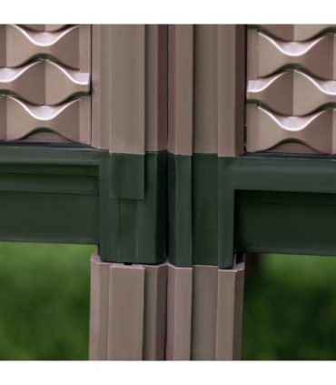 Outsunny Set of 2 Raised Garden Bed Elevated Planter Box for Flower, Vegetables
