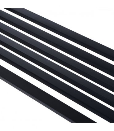 Garden Bench, Steel-Black