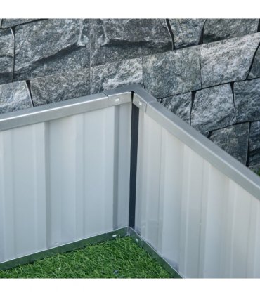 Metal Raised Garden Bed Steel Planter Box A Pairs of Glove 258cmx90cm