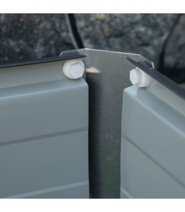 Raised Garden Bed, Elevated Planter Box & Gloves, Grey
