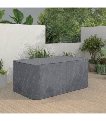 Garden 2-3 Seater Sofa Cover Furniture Water Resistant All-weather Grey
