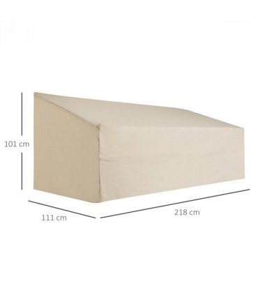 Waterproof Furniture Cover For 3 Seat Sofa, 218Lx111Wx101H cm