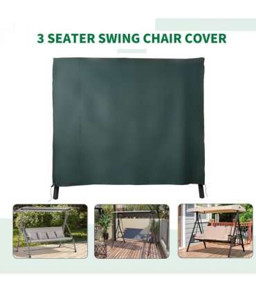 164cm Height Oxford Polyester Waterproof Swing Chair Cover Green