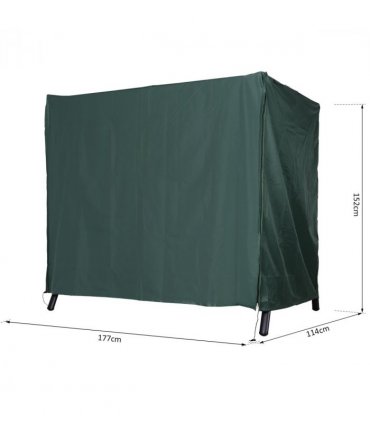 600D Oxford Polyester Waterproof Swing Chair Cover Green